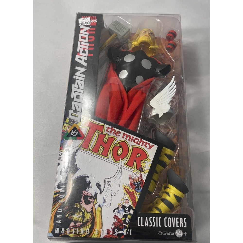 Marvel The Mighty Thor Classic Covers Captain Action 12" Uniform & Equipment New